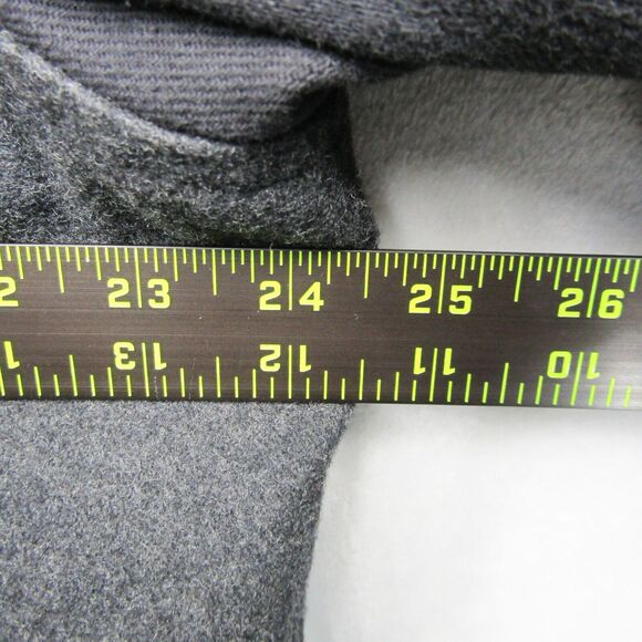 Fly Society Jacket Mens XL Letterman Embroidered Aviator Wool Blend Button Up - Picture 9 of 13